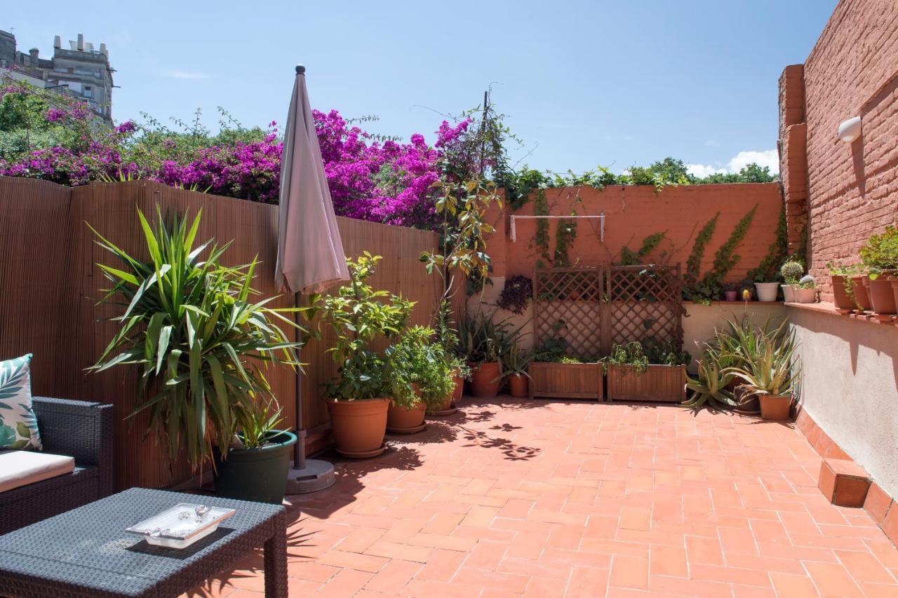 Magic Apartment With Private Terrace Barcelona Exterior foto